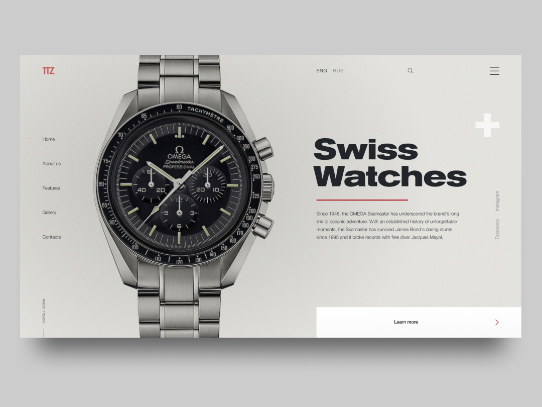 swiss watches by Skilov Aleksei on Dribbble