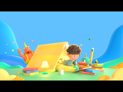 olleh KidsLand 3d adobe aftereffect art artwork design illustraion maya motion motiongraphics