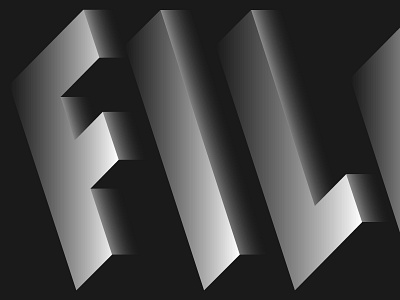 A detail of a logo proposal adobe illustrator branding concept design identity illustration logo logo 3d type typeface typography