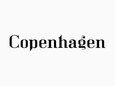 Copenhagen Bar bar club design identity logo