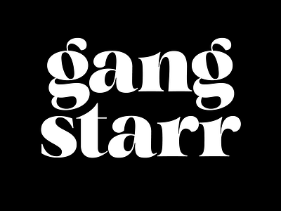 Gang Starr by João Miranda on Dribbble