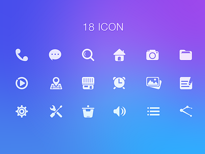 Simple Icon.psd by Zwj. on Dribbble