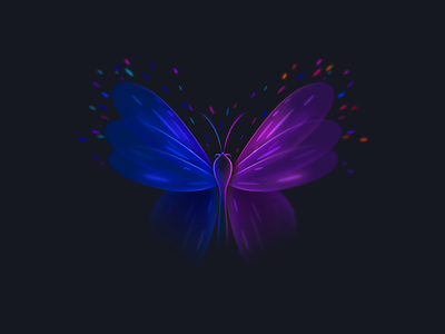 Butterfly butterfly color graphic illustration wings