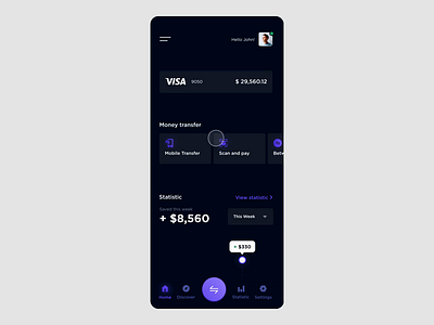 Finance App concept - money transfer animation application bank bank app banking app finance financial app fintech investments loan mobile app modern ui savings stocks ui wallet web