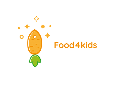 Food for kids branding design logo vector web
