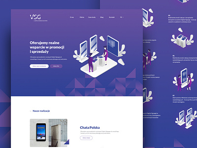 VSG - Digital Signage design ui ux web