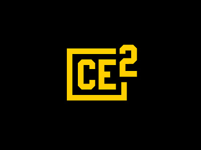 CE2 brand clothes icon logo minimal simple store