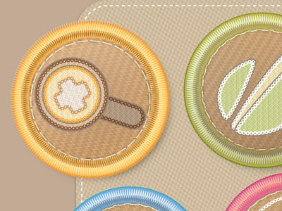 Patch Icon Style using the Appearance Panel - Tutorial! award badge icon style icons illustrator merit patch retro scout style tutorial vector