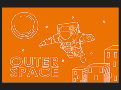 Astronout design illustrator