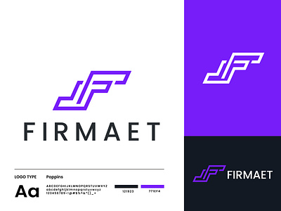 Firmaet Brand Logo brand and identity brand design brand designer brand identity brand identity design branding branding design design flat graphic design icon illustrator letter f letterf lettering letters logo logo design minimal vector