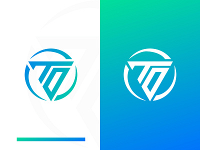 Letter T+D Logo Design typography