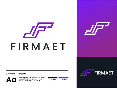Logo Design+Brand Identity+Letter F