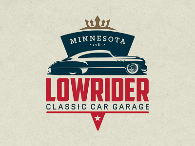 Lowrider auto automobile car classic customs garage retro