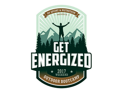Get Energized bootcamp camping mountain nature outdoor sport woods