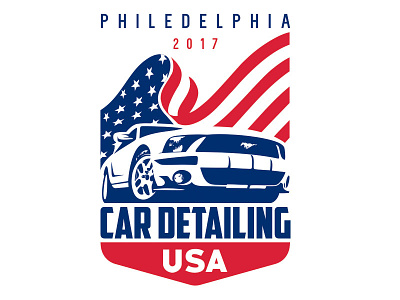 Car Detailing USA auto automobile car car wash detailing flag mustang usa