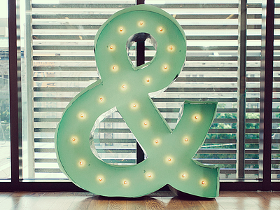 Marquee ampersand