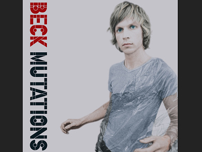 Beck Mutations album cover art direction design for music graphic design