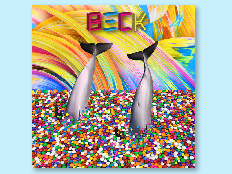 Beck album cover comp album cover art direction design for music graphic design