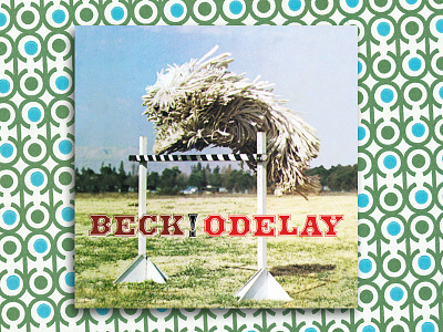 Beck Odelay album cover art direction design for music graphic design
