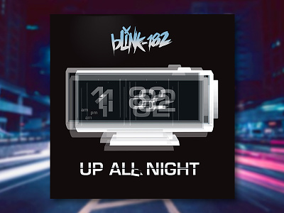 Blink 182 album cover art direction design for music graphic design