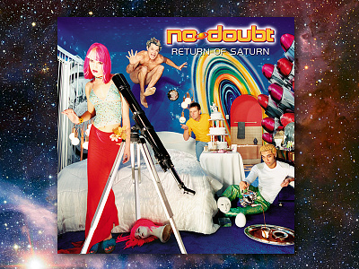 No Doubt Return Of Saturn album cover art direction design for music graphic design