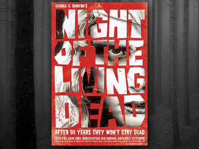 Night Of The Living Dead 50th anniversary poster