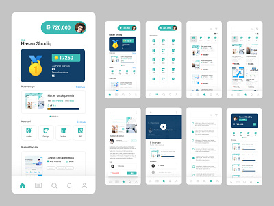 QURS - UI Mobile App untuk kursus