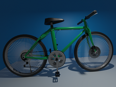 Bycicle 3D Model 3d 3dmodeing design freelancer indonesia ui