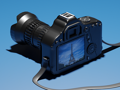 Camera 3D Model 3d 3dmodeing design freelancer indonesia