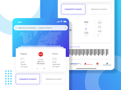 Airplanes Ticketing Design Exploration app design mobile application mobile apps ui ux