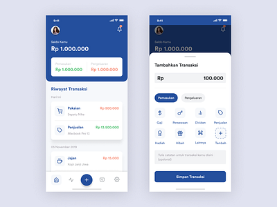 Duitku Money Management App Exploration Design app design finance ios mobile application mobile apps money ui ux