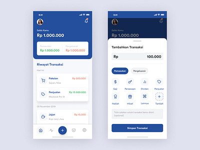 Duitku Money Management App   Exploration Design