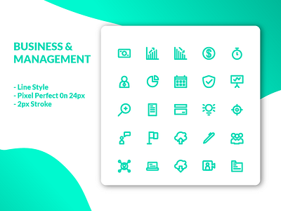 Business & Management Icon Set