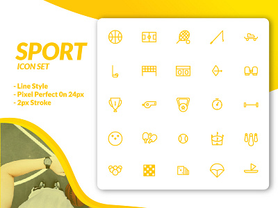 Sport Icon set branding design icon illustration logo sport sport app ui ux