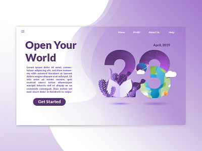 International book day Landing Page