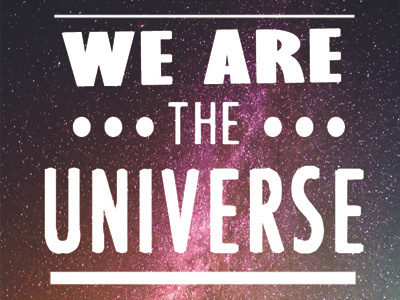 universe beginner firstshot lettering universe