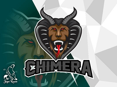 Chimera animal art character chimaera chimera illustration logo mascot monster mythology