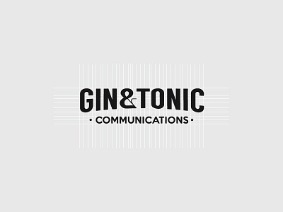 Gin&Tonic Logo Design design logo logotype type typo typography