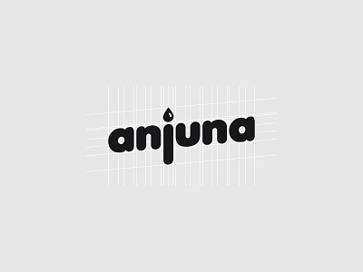 Anjuna Logo Design brand branding design identity logo logotype type typo typography