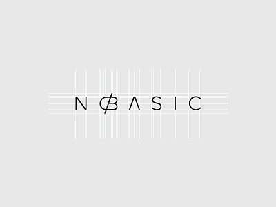 Nobasic Logo Design brand branding design identity logo logotype type typo typography