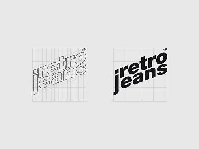 retro jeans TM Logo Design 2