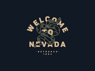 WELCOME TO NEVADA / Graphic Design brand branding design identity logo logotype type typo typography