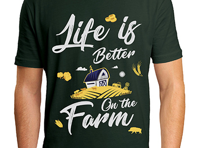 Farm Design colorful design farm graphic tshirt vector