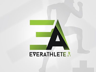 Athlete Logo 3d logo athlete colorful logo running sports vector