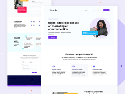 MarionSkr - Conception et réalisation de projets digitaux design personal personal brand portfolio site web ui webdesign webdesigns website