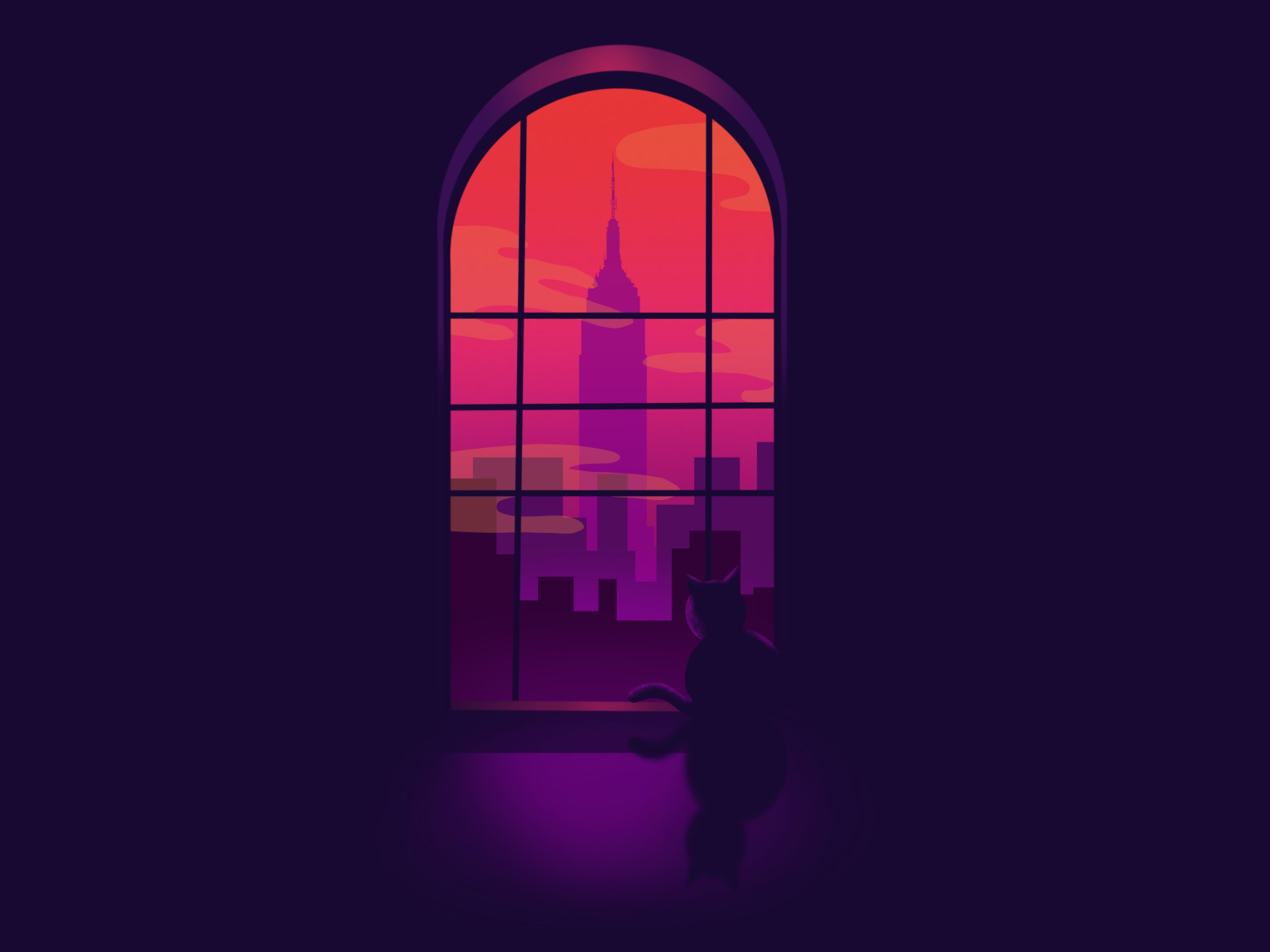 Sunset View By Sonia Parani On Dribbble