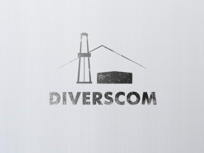 Diverscom Logo industry logo logotype oil ore