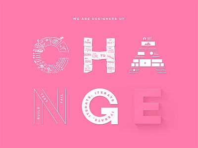 We are Designers of Change 2fresh change pink