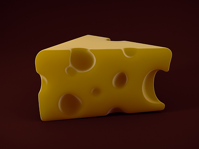 Piece of Cheese 3d cinema 4d