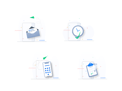 Onboarding illustration Light Mode android application branding clock code codetheorem design email icon illustraion iphone light mode notes onboarding phone screens theorem ui ux vector